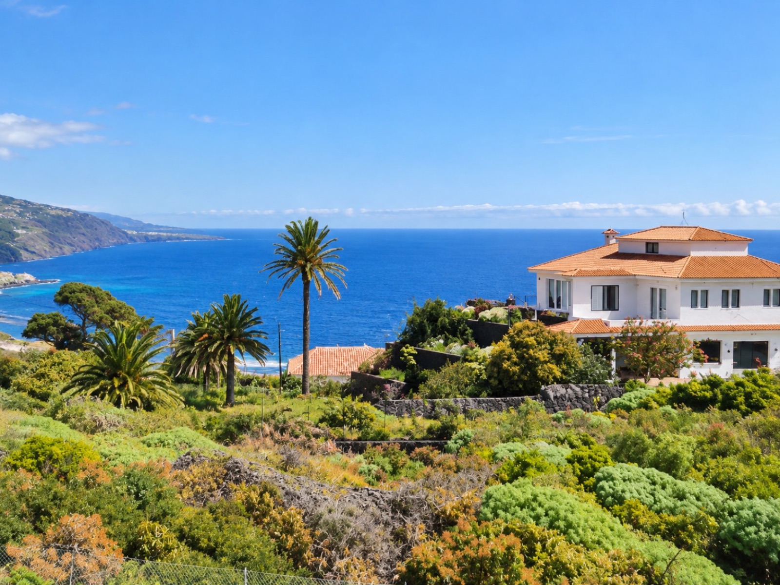 Vivienda con vistas al mar en La Palma, Canarias